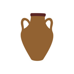Modern pottery shape recolorable vector element