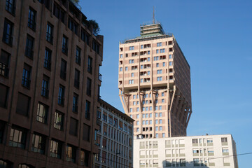 Torre Velasca in Milan, famous example of brutalist architecture