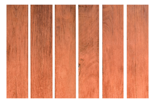 collection of various empty wood panel isolated on transparent background. PNG Format