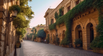 Obraz premium High-rise buildings of classical architecture