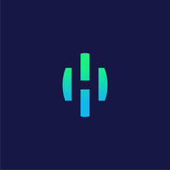 letter h vector design