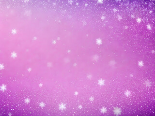 Obraz premium christmas background with snowflake and snow dreamy frozen style pink purple holographic 