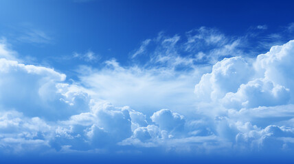 deep blue sky background