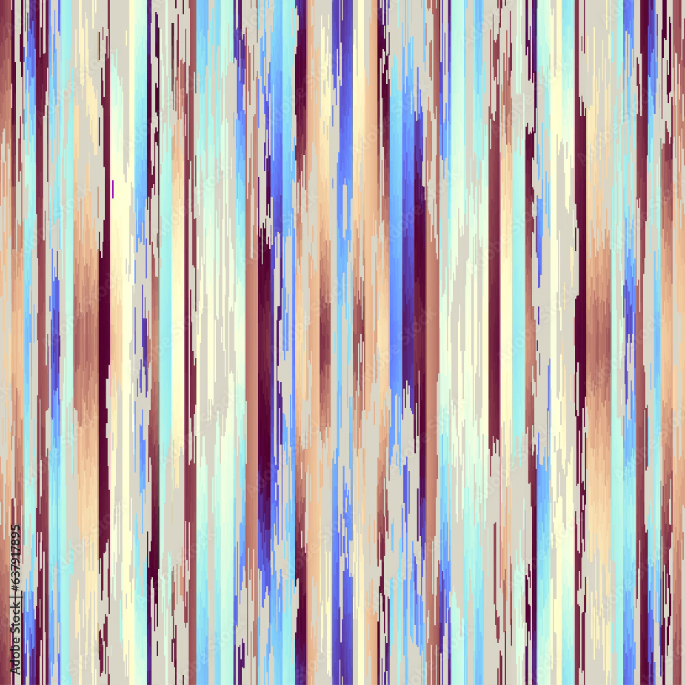 Poster vector image with imitation of grunge melange lines texture. seamless image
