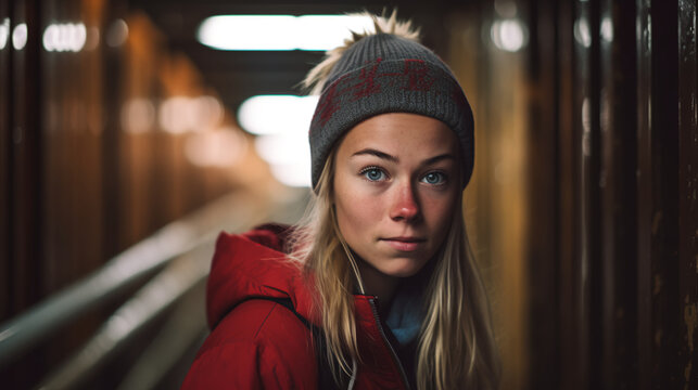 a young adult's face is adorned with a genuine smile that reflects the anticipation and excitement of the journey ahead. 