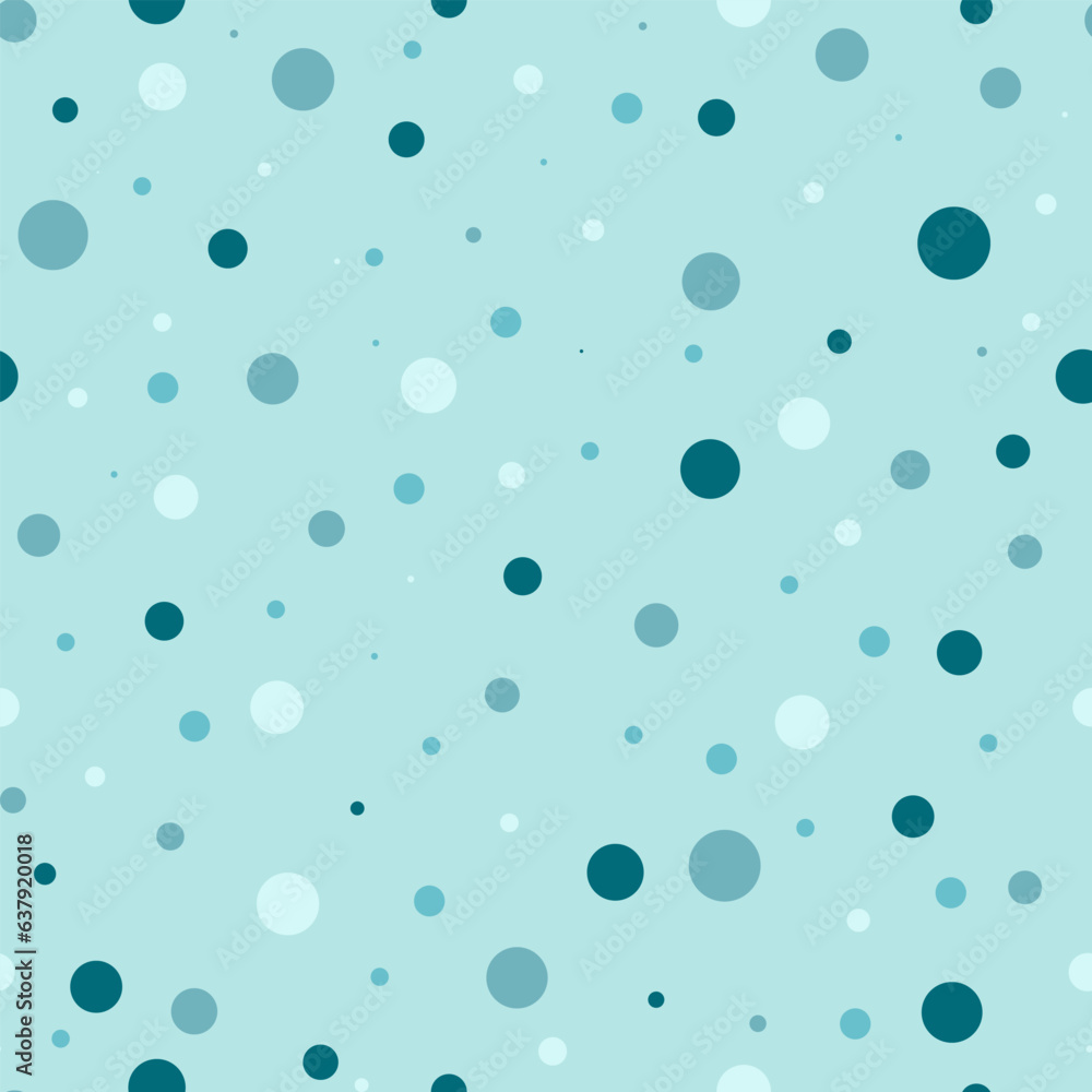 Aufkleber seamless pattern with blue dots or circles. dot pattern on blue background. abstract geometric textu