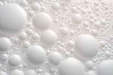 Bubbles in water close up