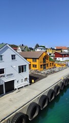 port de l'ïle de Skrova, Lofoten, Norvège