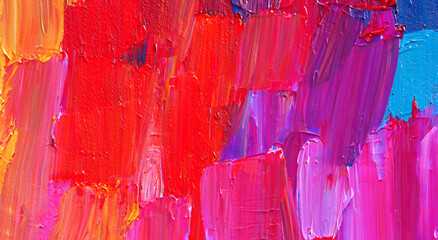 amazing abstract painting of red colors