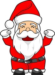 cartoon santa claus