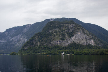lake and mountains