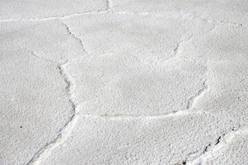 Textura de salitre en Salinas Grandes, Jujuy, Argentina