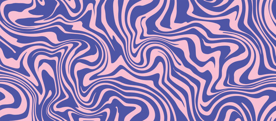 Fototapeta premium Wavy wave Swirl Colorful Seamless Pattern