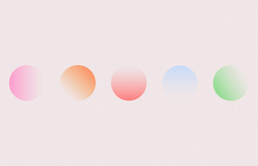 round aura gradient background with grainy texture, circle gradient shapes, wallpaper, modern contemporary design, bubbles