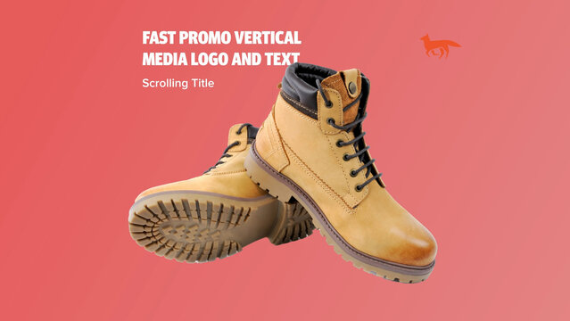Fast Promo Vertical Media Scrolling Title