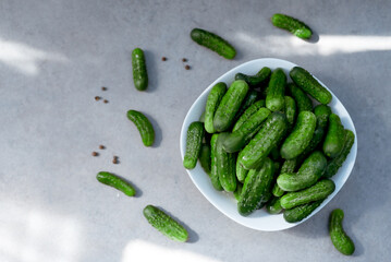 green peas in a glass bowl