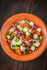 Bowl of Greek salad