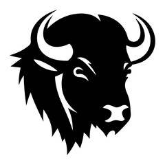 bison silhouette logo