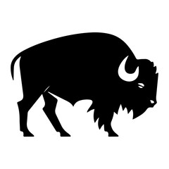 bison silhouette logo