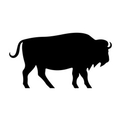 bison silhouette logo © Rudez Studio