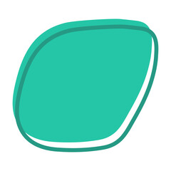 organic blob with outline