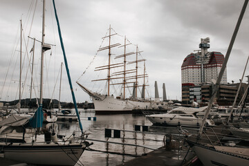 Wybrzeże portowe, Goteborg, Szwecja