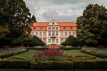 Fototapeta na wymiar The Abbots' Palace in Oliwa, Gdansk