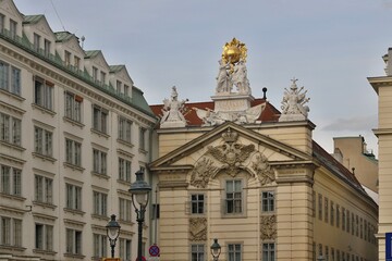 Fototapeta na wymiar piazza Am Hof Vienna