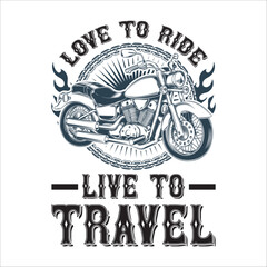 Stylish , fashionable  and awesome Biker and motorcycle typography  illustrator