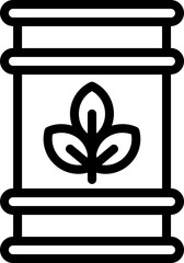 Eco Barrel icon Line
