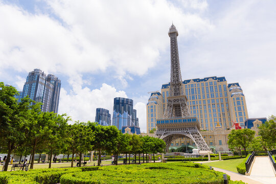 Macau parisian in city at Taipa