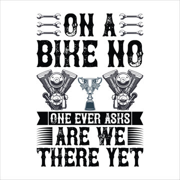 Stylish , fashionable  and awesome Biker and motorcycle typography  illustrator