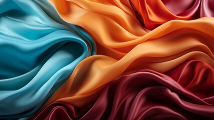 Obraz premium Colorful elegant silk texture background