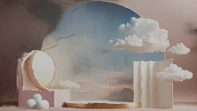 Up to 4K resolution, Gateway to the Dream World, Generative AI with blender