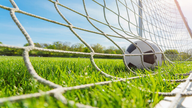 Football Goal Net Stock Photos - 61,946 Images