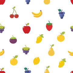 Miscellaneous fruits seamless pattern