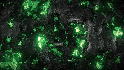 Ground hot lava. Burning coals- crack surface. Abstract nature pattern- glow faded flame. Danger terrain- 3d illustration volcano eruption
