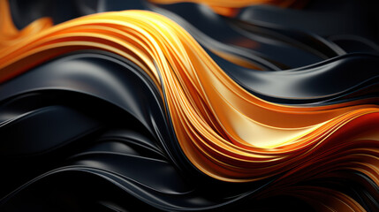 abstract wallpaper elegant black orange background digital illustration