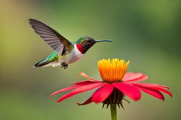 hummingbird in flight