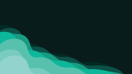 Abstract Wavy layer background.