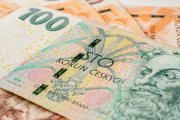 Money of Czech Republic.