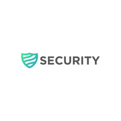 Security Logo with shield icon