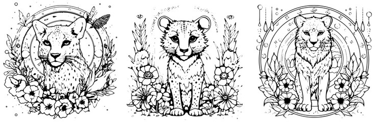 Coloring Page  - Mandala - Vector