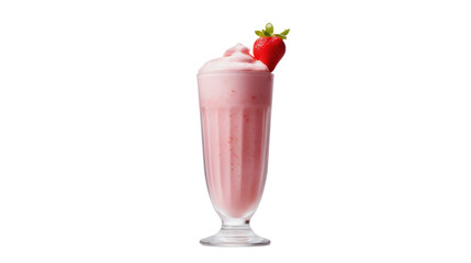 strawberry smoothie milkshake juice frappe tall glass sweet pink drink