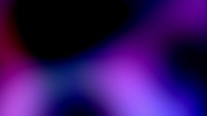 Vibrant lights. Bright blue purple pink red flowing gradient on black background. Dynamic motion. Neon glow bright color transitions. Flash light on dark backdrop for cover web banner. Fluid animation - Powered by Adobe