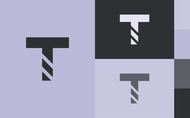 Modern creative logo design to letter t symbol mark  design to shape logo Circle, vector logo design, 3d letter t, 3d logo, icon brand with a color palette Symbol graphics