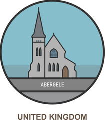 Abergele. Cities and towns in United Kingdom