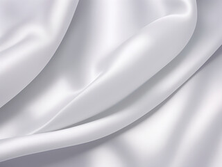 White grey satin texture that is white silver fabric silk panorama background , 4k regulation
