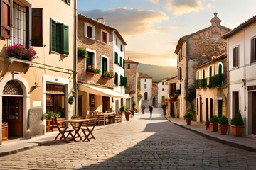 The Molise village of Larino, Italy.