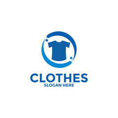 Cloth Fashion logo designs template, Shirt logo vector, Clothes logo design template, clothes shop logo